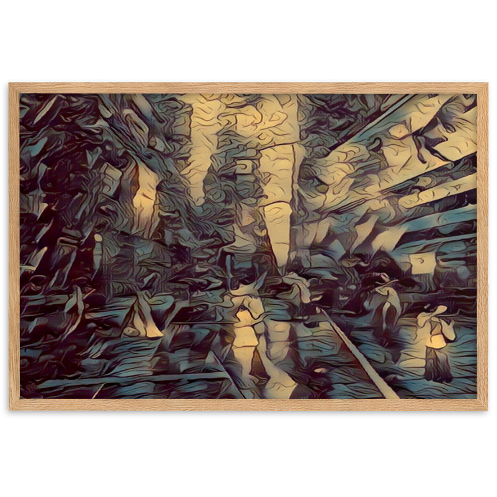 WHEN YOUR KISS WATERED ALL MY SENSES PREMIUM Framed Poster